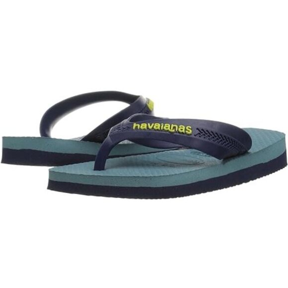 NEW Havaianas Kid Max Trend Colorblocked Flip Flop Water Resistant Sandals - Picture 1 of 8